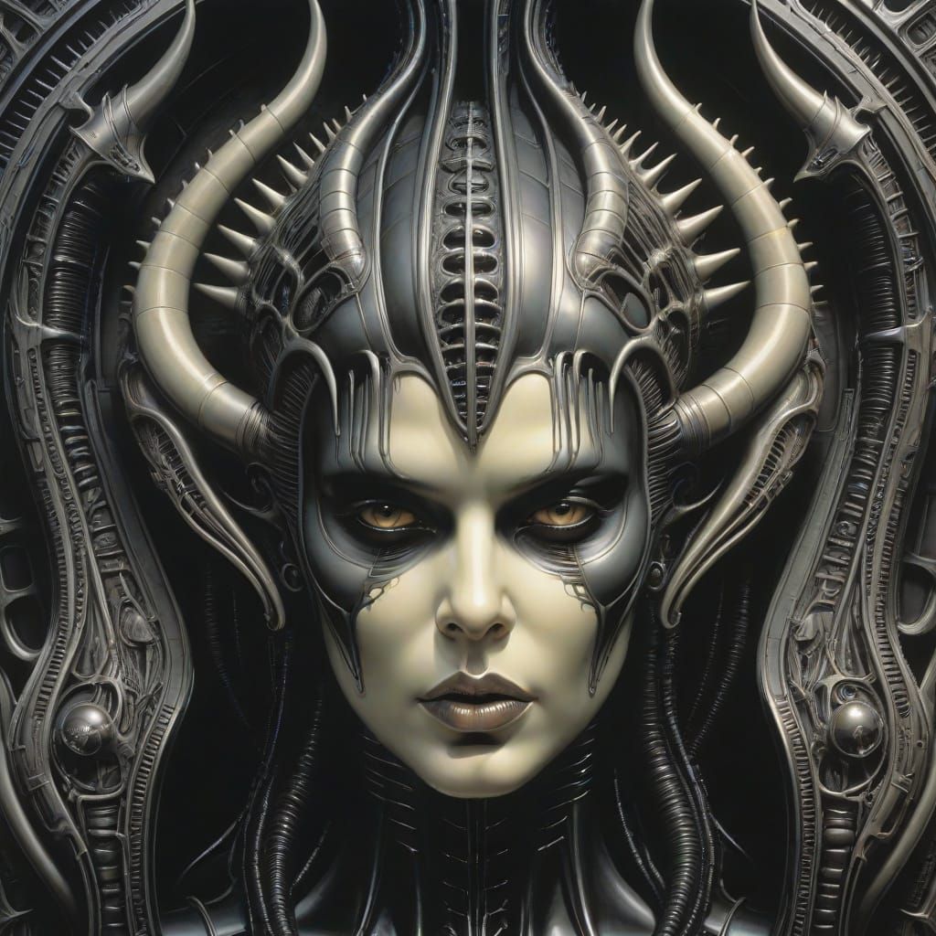 H.R. Giger Inspired Biomechanical Art