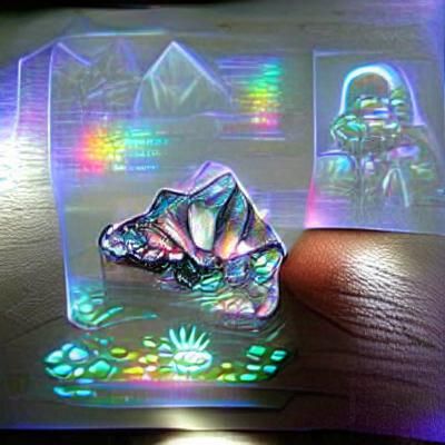 Holographic Crystal Formation with Glowing Light