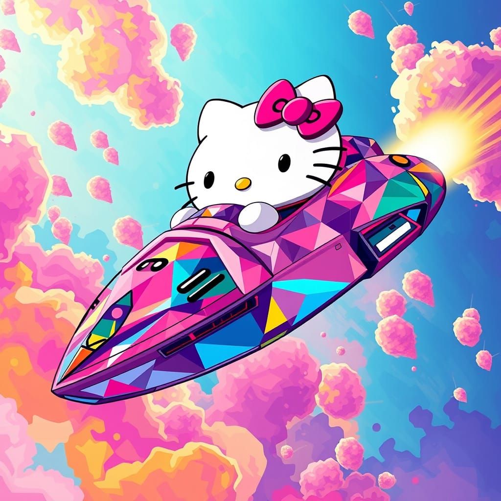 Hello Kitty spaceship