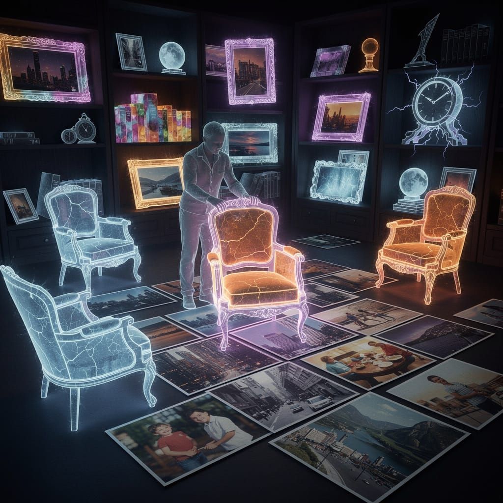 Kirlian Photography of Memory Rearrangement