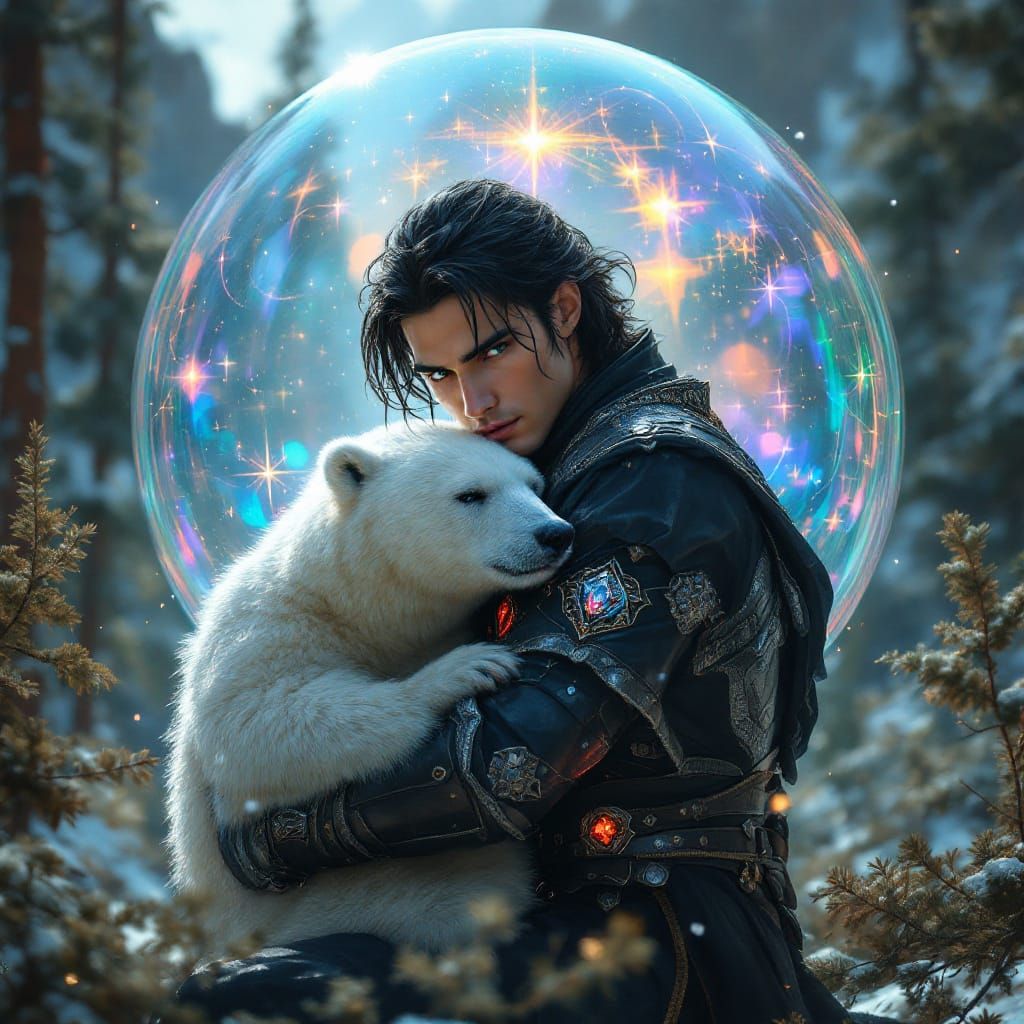 Byron instinctively stooped to the ground to make him and Pe...