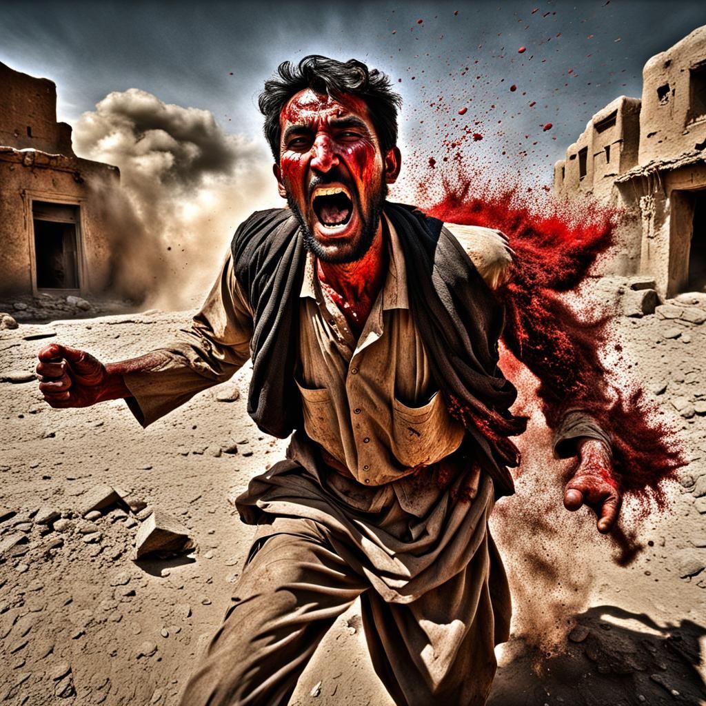 Explosion Scene: Hyperrealistic and Cinematic