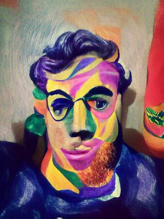 Abstract Fauvist Composition