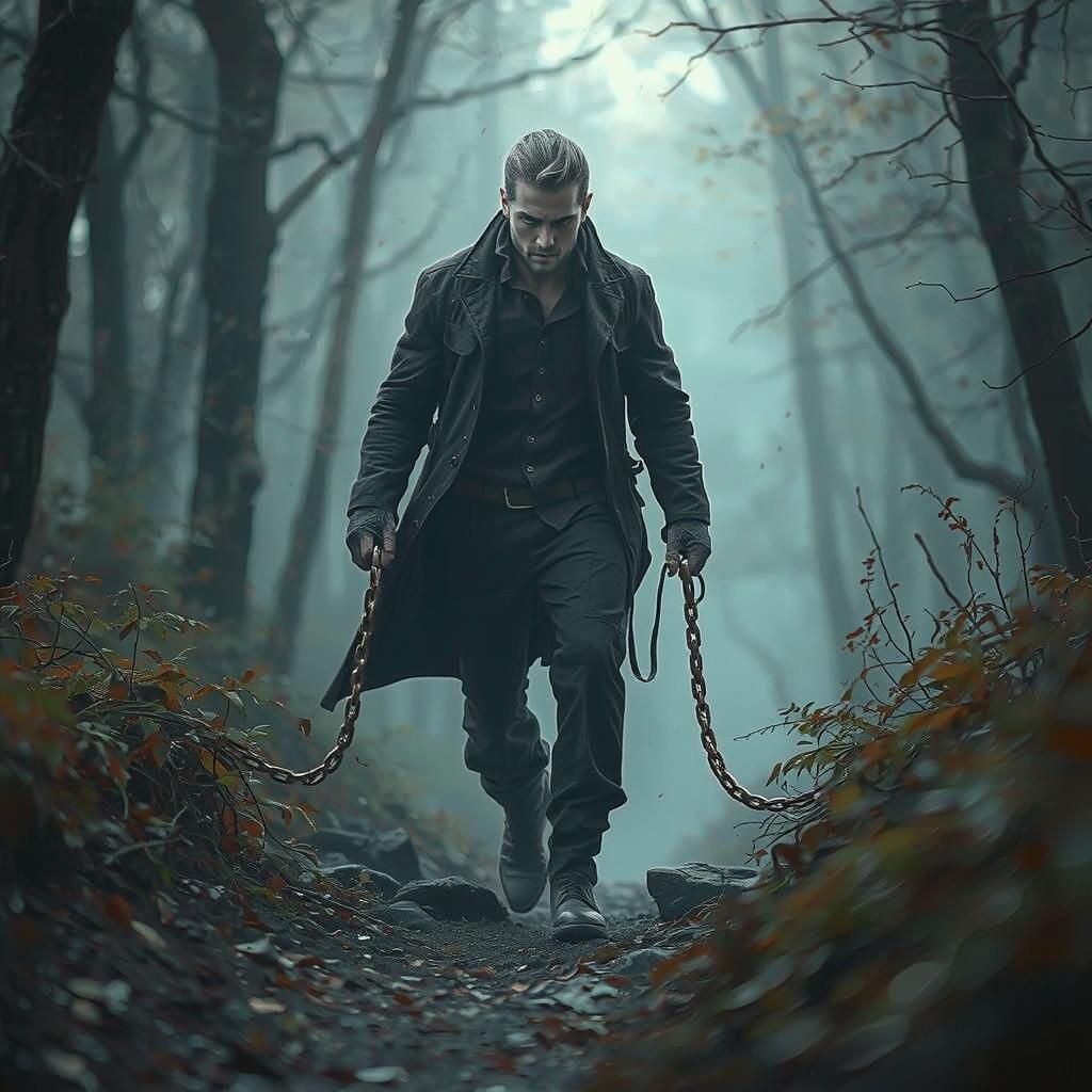 Man's Inner Turmoil on Perilous Hike