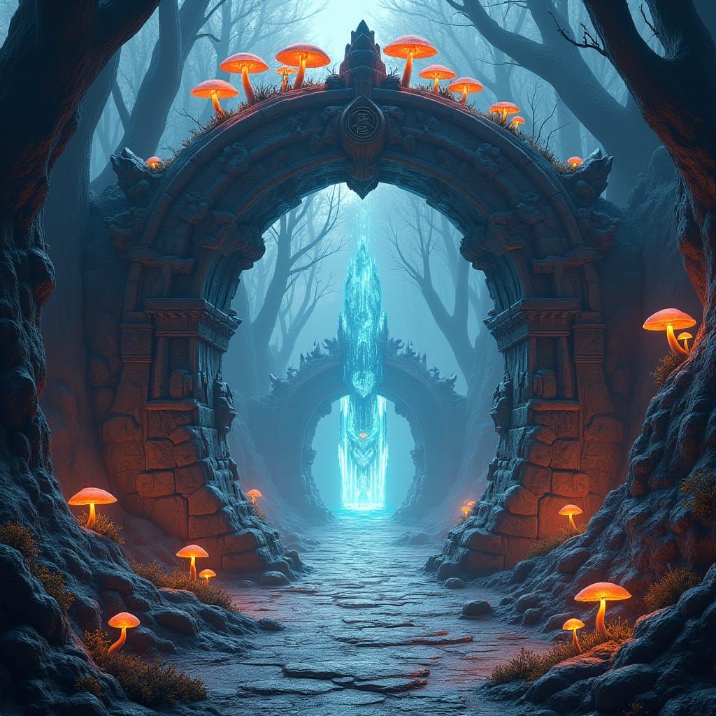 Mystical Dragon Gateway to Another Realm