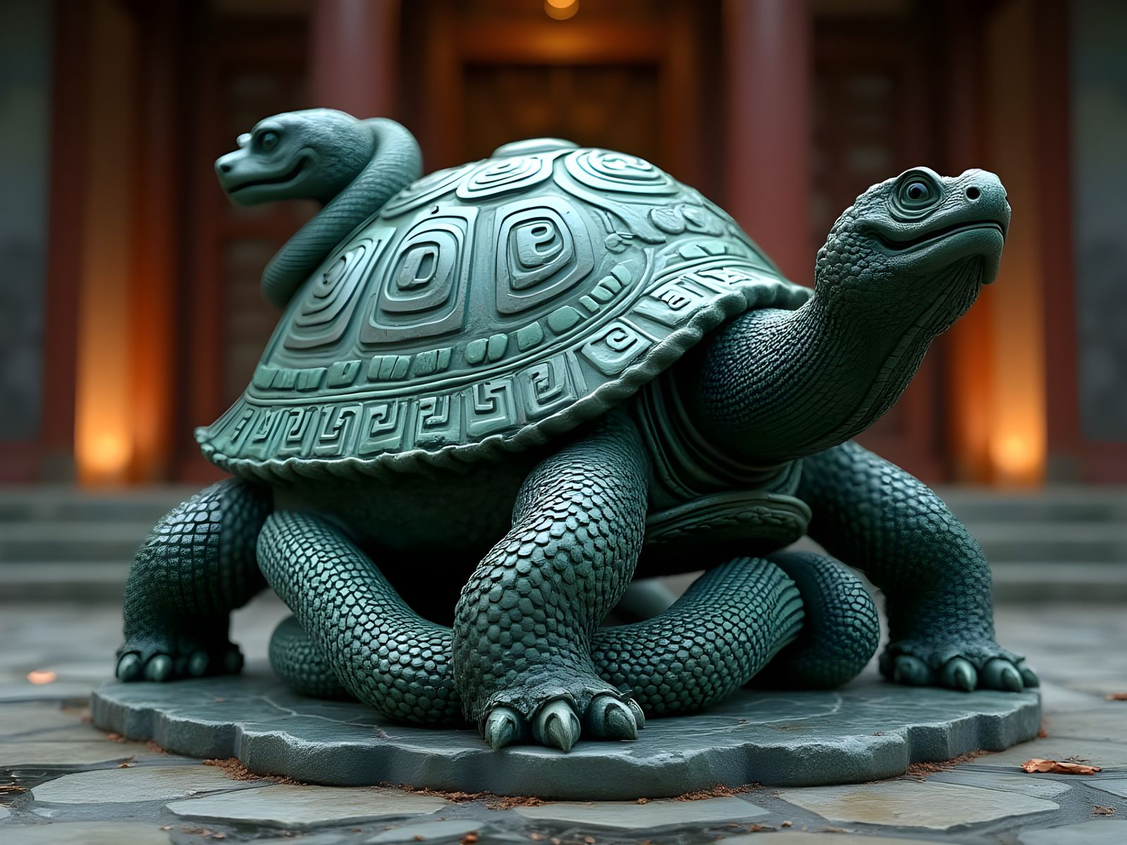 Majestic Korean Goryeo Dynasty-Inspired Sculpture of Hyeonmu