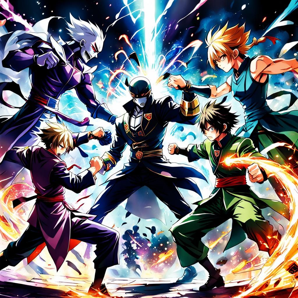 Anime Villains Clash in Epic Battle