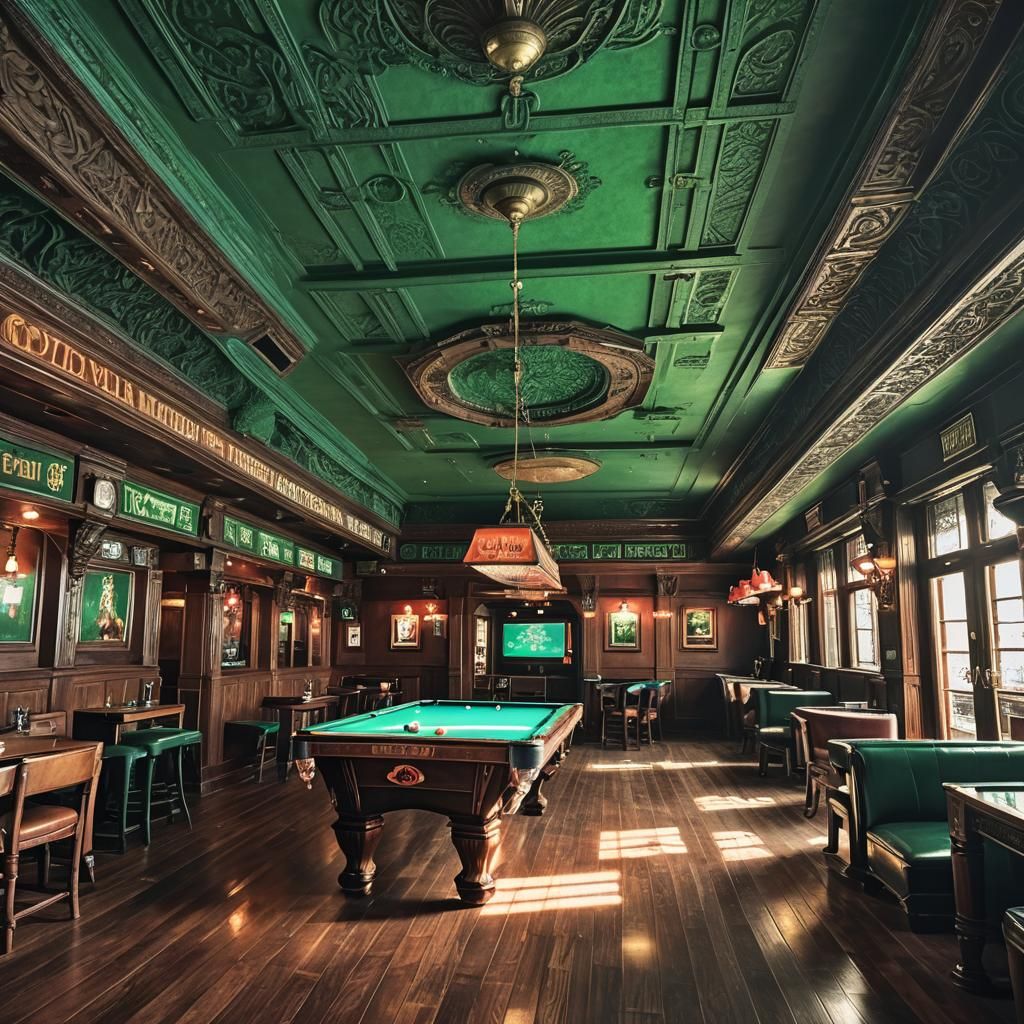Majestic Pool Hall with Championship Pool Tables