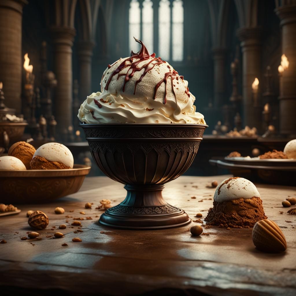 Harry Potter and the holy ice cream cup