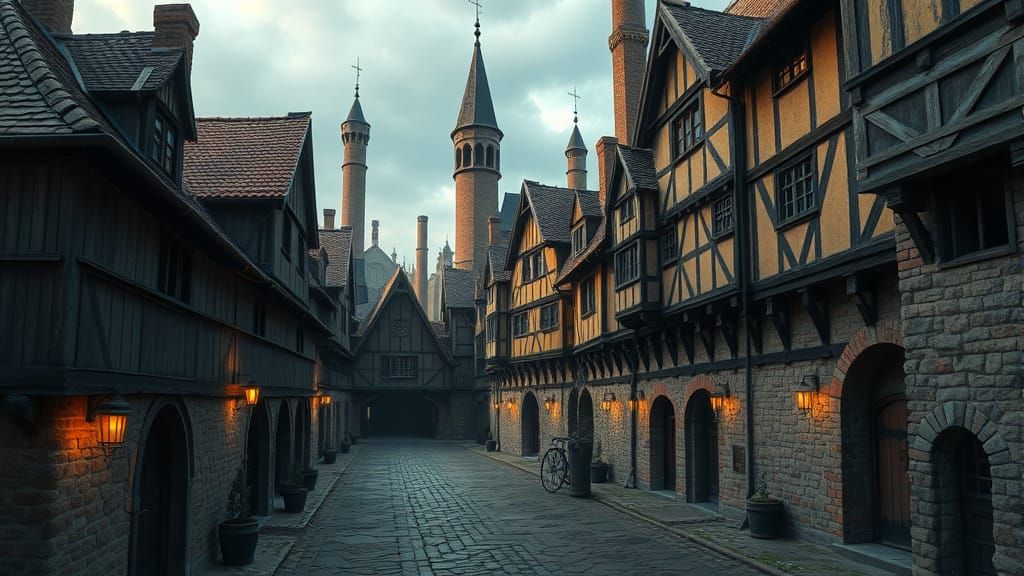 Medieval Warehouses in Photorealistic Splendor