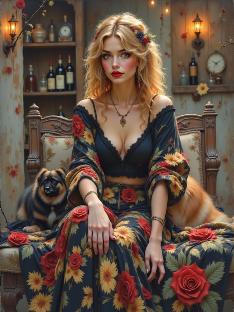 Surreal Abstract Digital Art Portrait