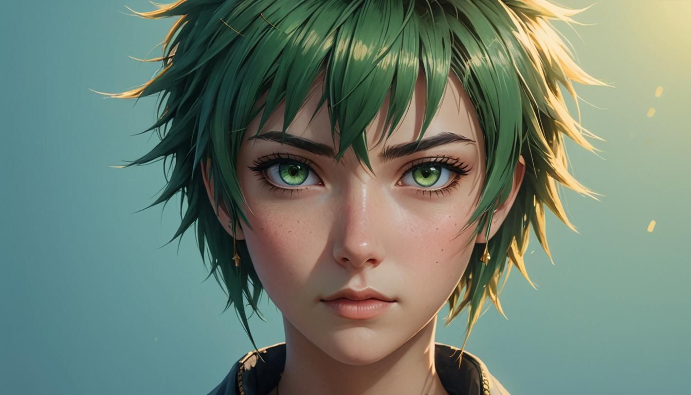 Masterpiece, Best Quality, flat, Manga Scan, Anime, cinematic lighting, drawn Art, by Studio Trigger, clip studio paint,...