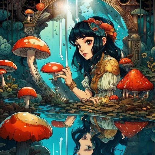 Mushroom Princess: An AI Interpretation