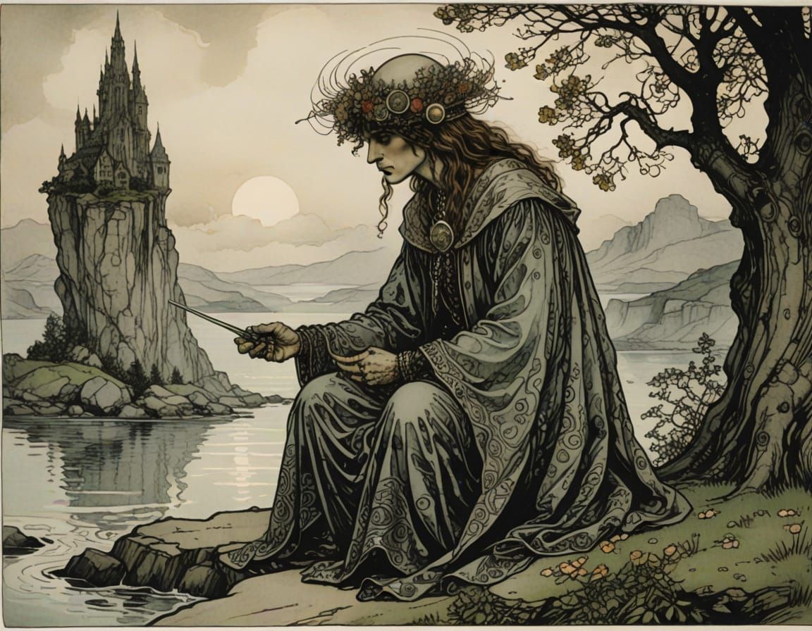 Arthur Rackham Style Psychic AI Test