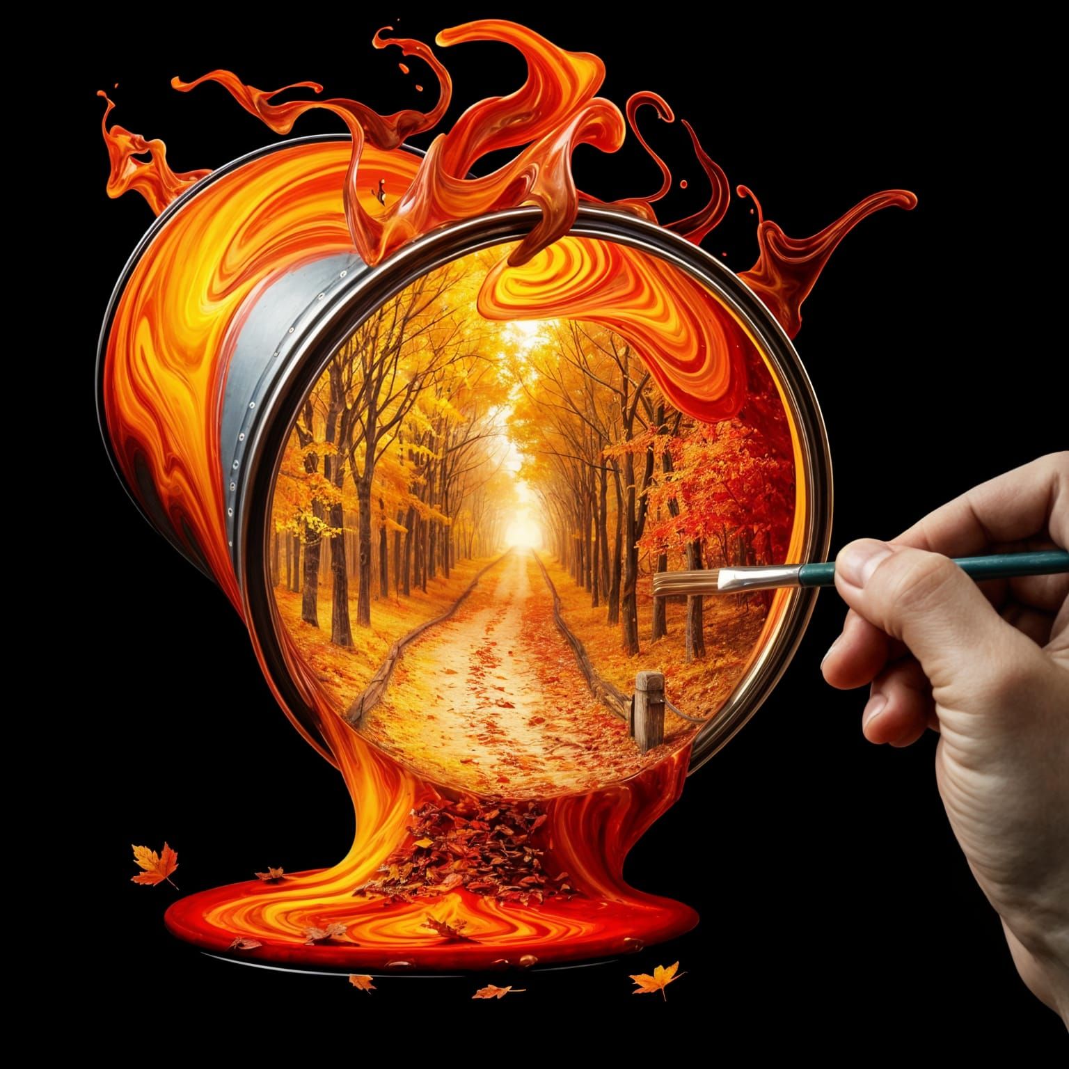 Painting out of the Can ...