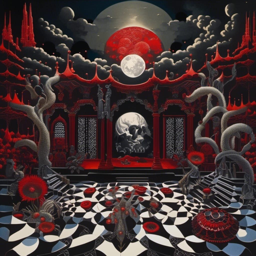 Bloody Red Queen's Dark Chessboard Pursuit