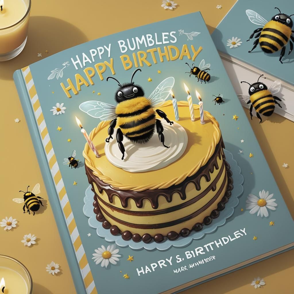 Children's Book Cover: Happy Bumbles Birthday