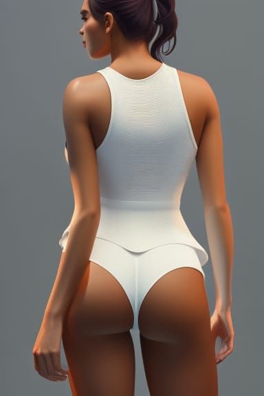 Well I asked the AI for somebody dressed for tennis .....