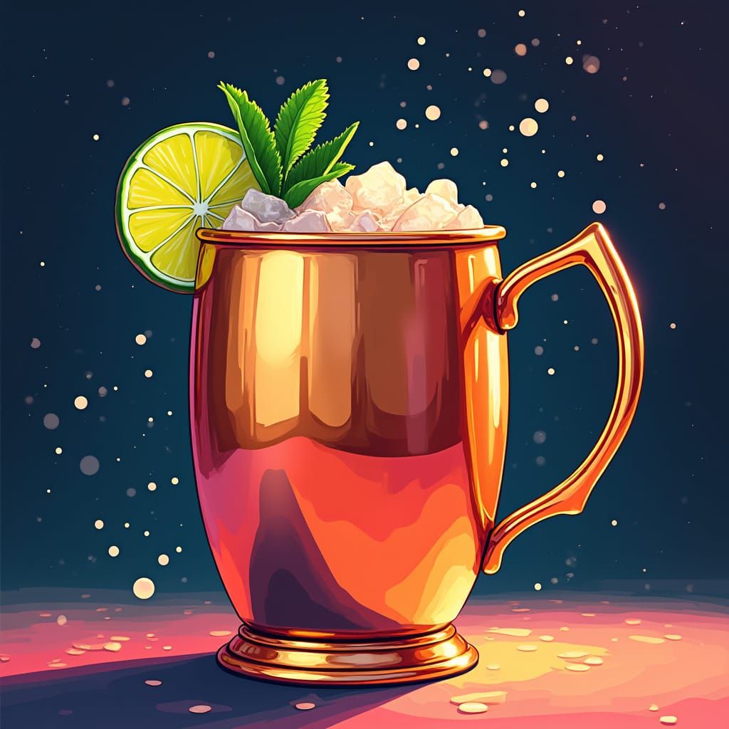 a Moscow Mule (cocktail)