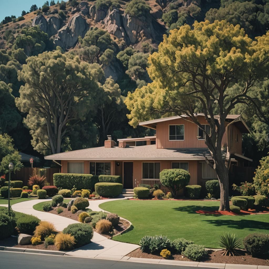 The Brady Bunch House: Cinematic Film Still