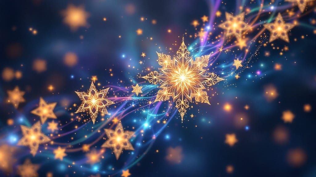 Celestial Blooms of Enchanted Magic