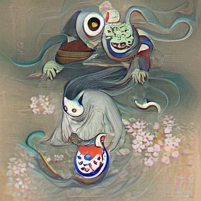 Mystical Yokai Illustration