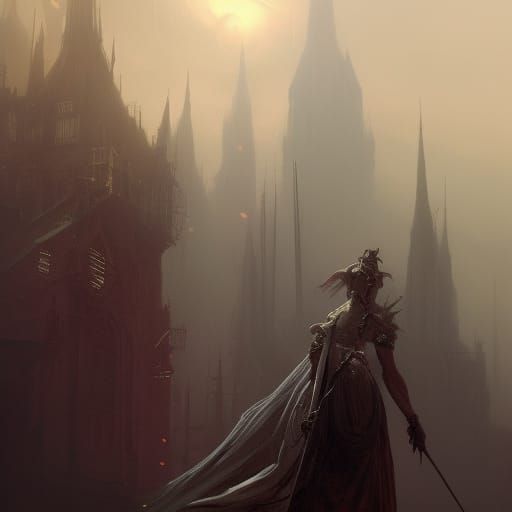 Dark Fantasy Art Masterpiece in Unreal Engine