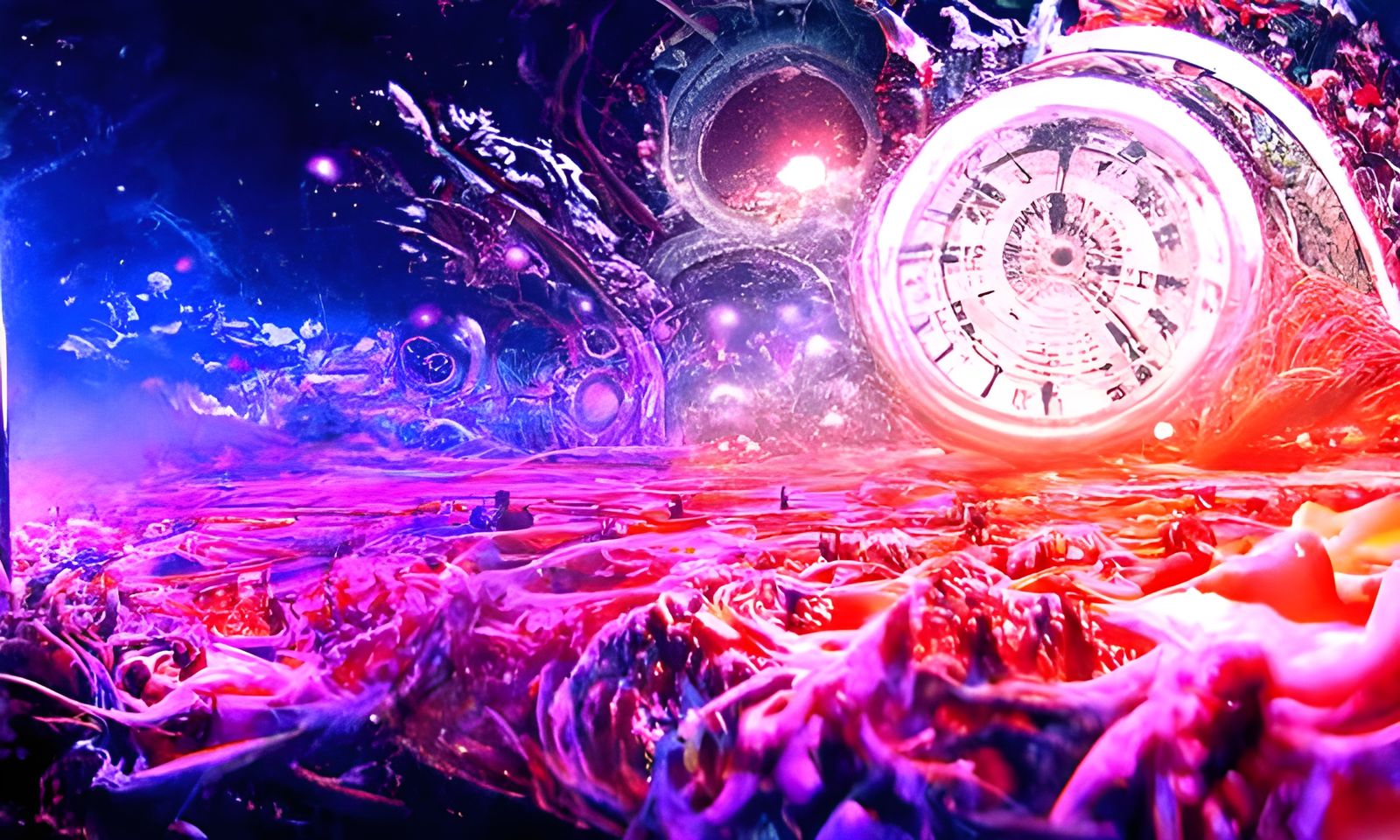 Cosmic Dissolution: Time and Space Fading Away
