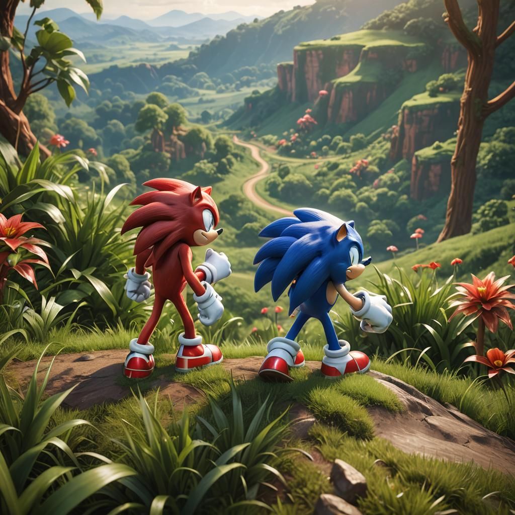 Sonic and Knuckles: Hyper-Realistic Green Hill Zone