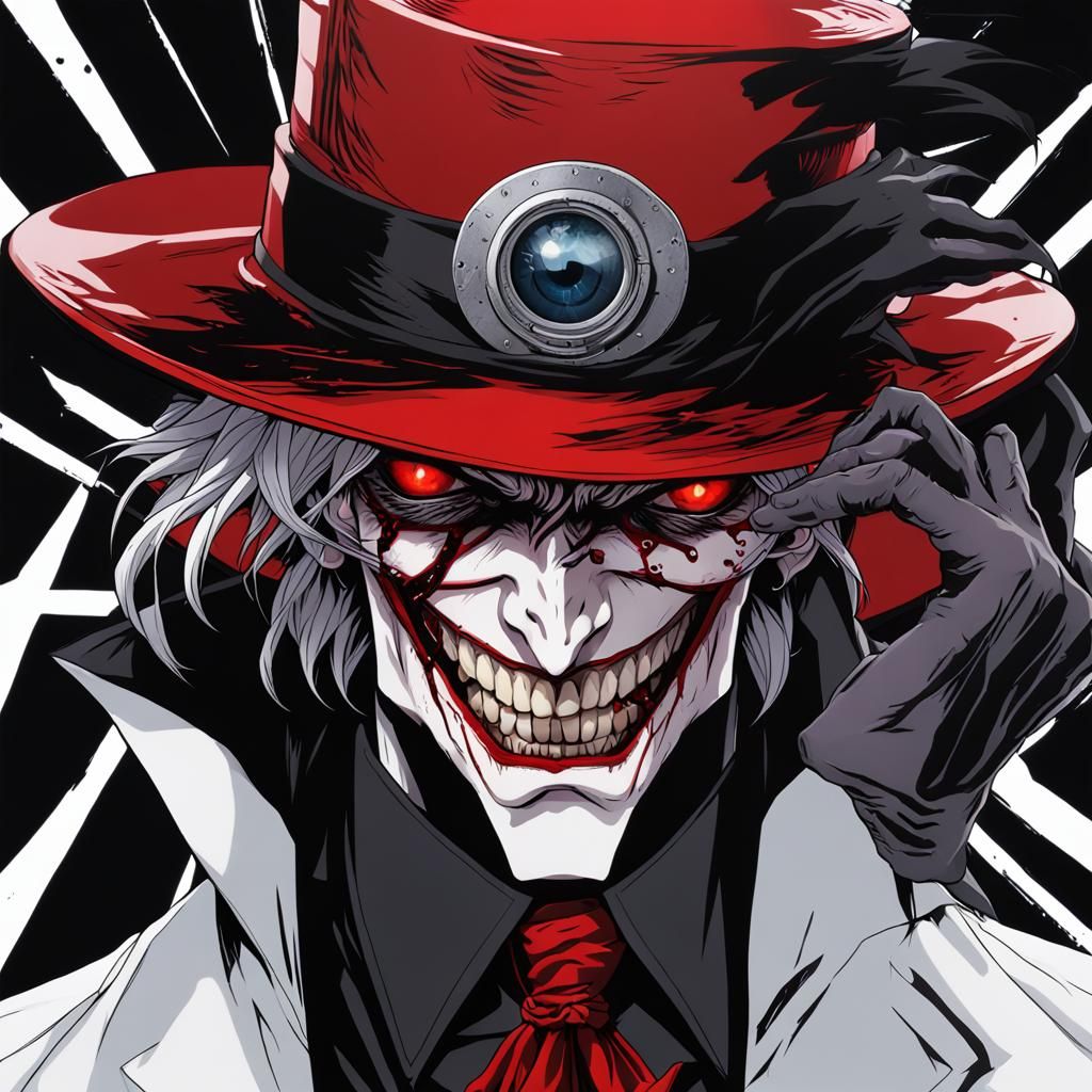 Vampire with Red Hat, Anime Horror Style