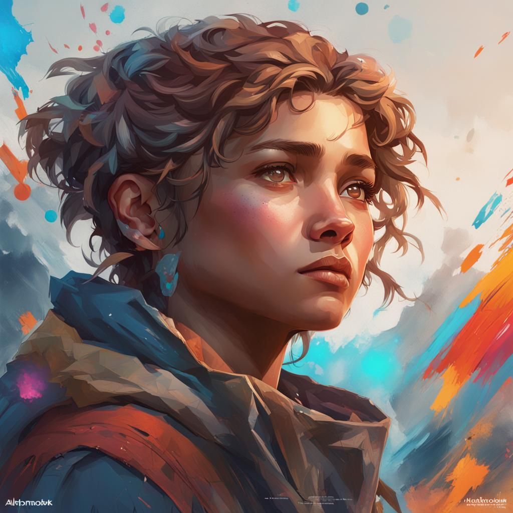 Hyperdetailed Portrait of Youth in Volumetric Lighting