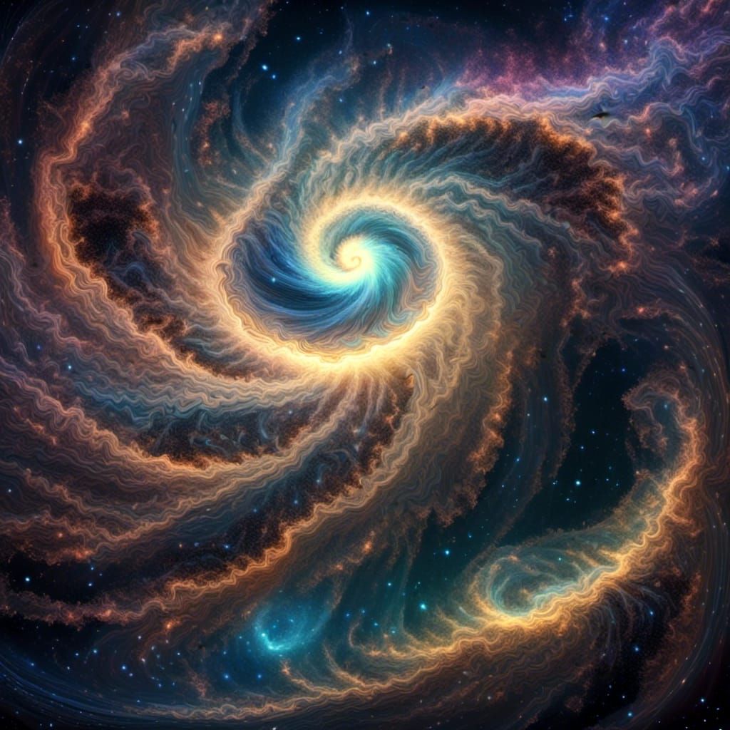 Radiant Heart: Divine Glory in Matte Painting Style