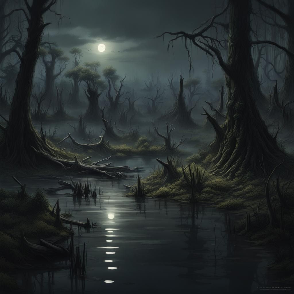 Swamp landscape