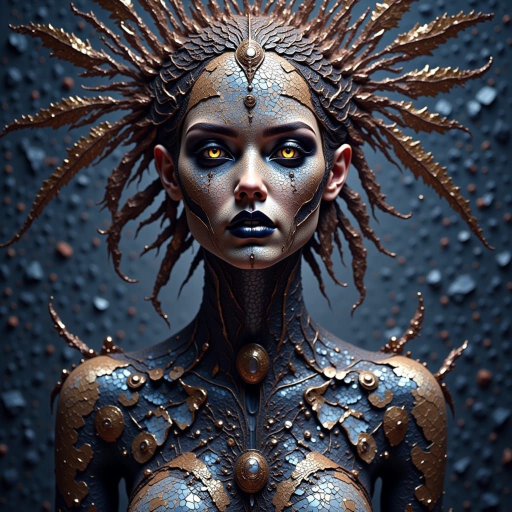 Surreal Landscape in Vibrant Digital Art Style