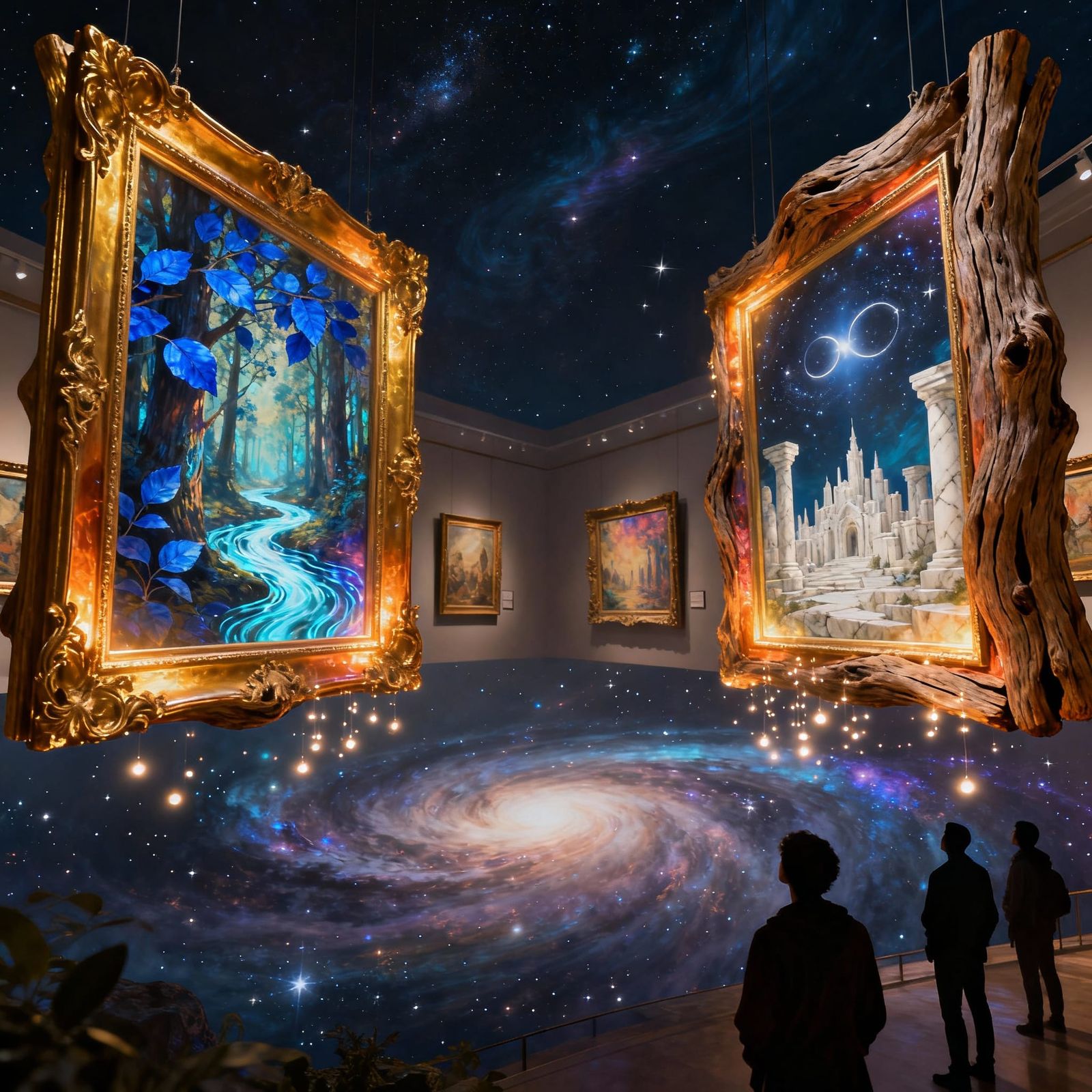 Ethereal Art Gallery in Nebula