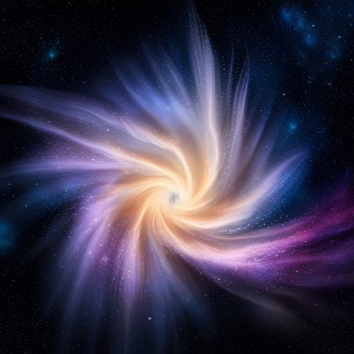 Galactic Starflower Underwater: A Cosmic Bloom