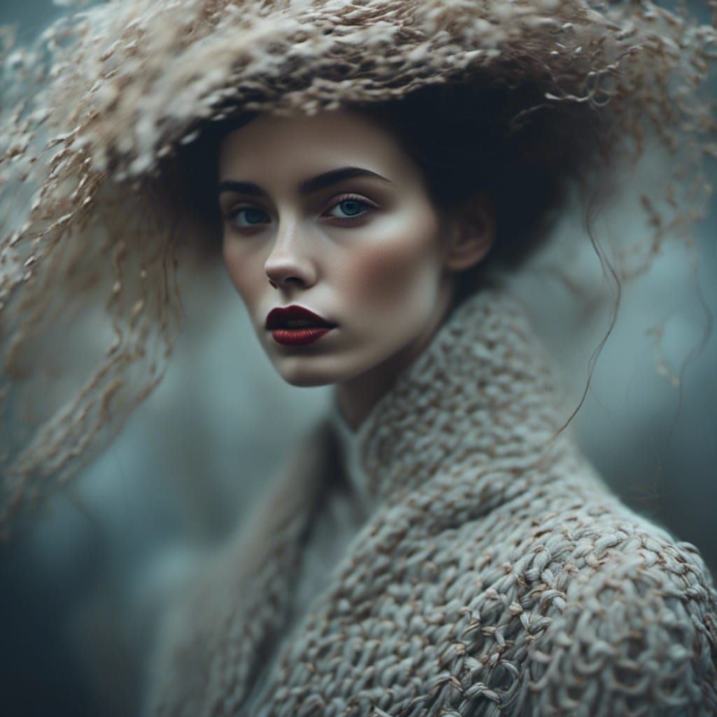 Dreamlike Photographic Portrait in Soft Light