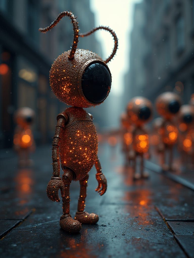 Artitechtural Negativespace Luminodoodleblend Structures wit...