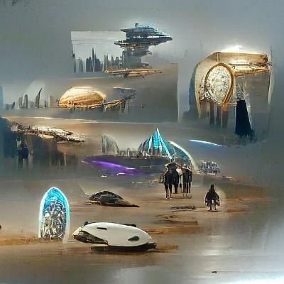 Futuristic Cityscape Concept Art
