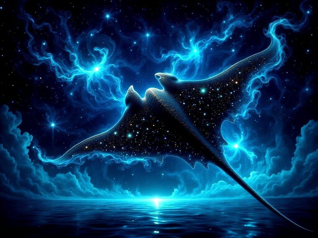 Ethereal Manta Ray