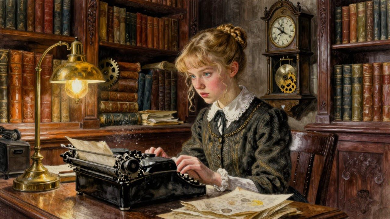 Focused on the Whispering Page