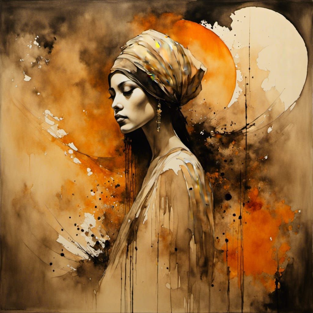 Arab Woman Inspired by One Thousand and One Nights