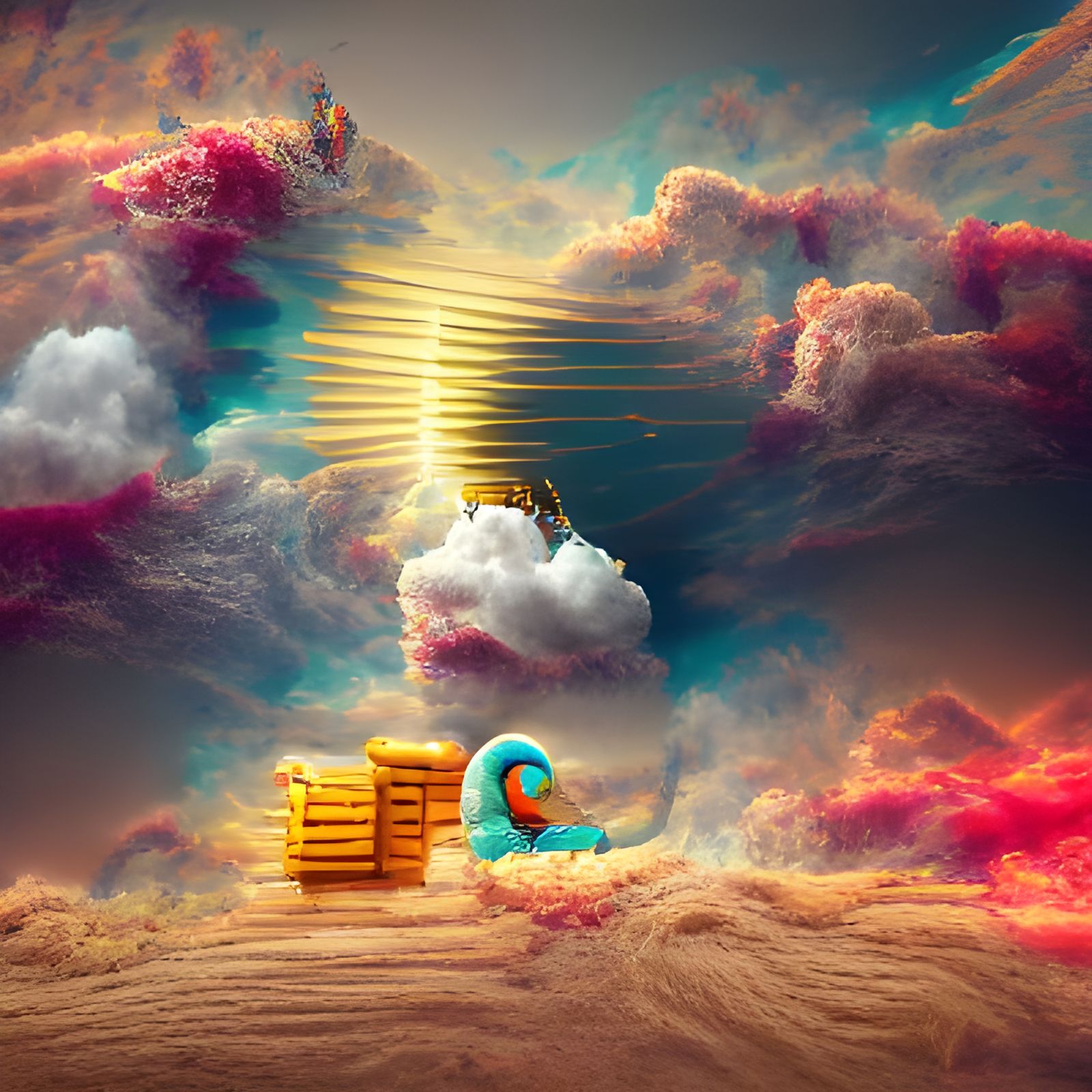 Deity Photoillustration in 8K Resolution