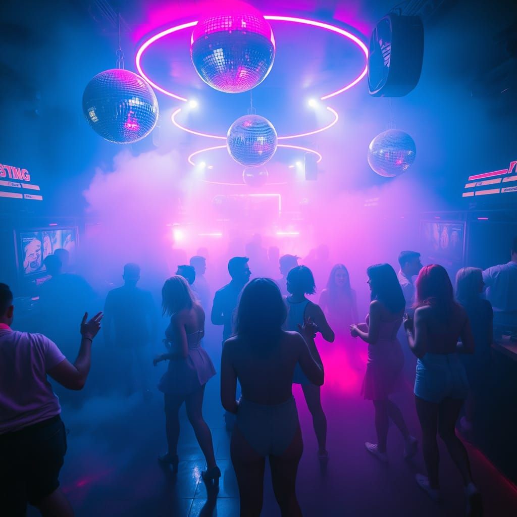 Neon City Disco Scene