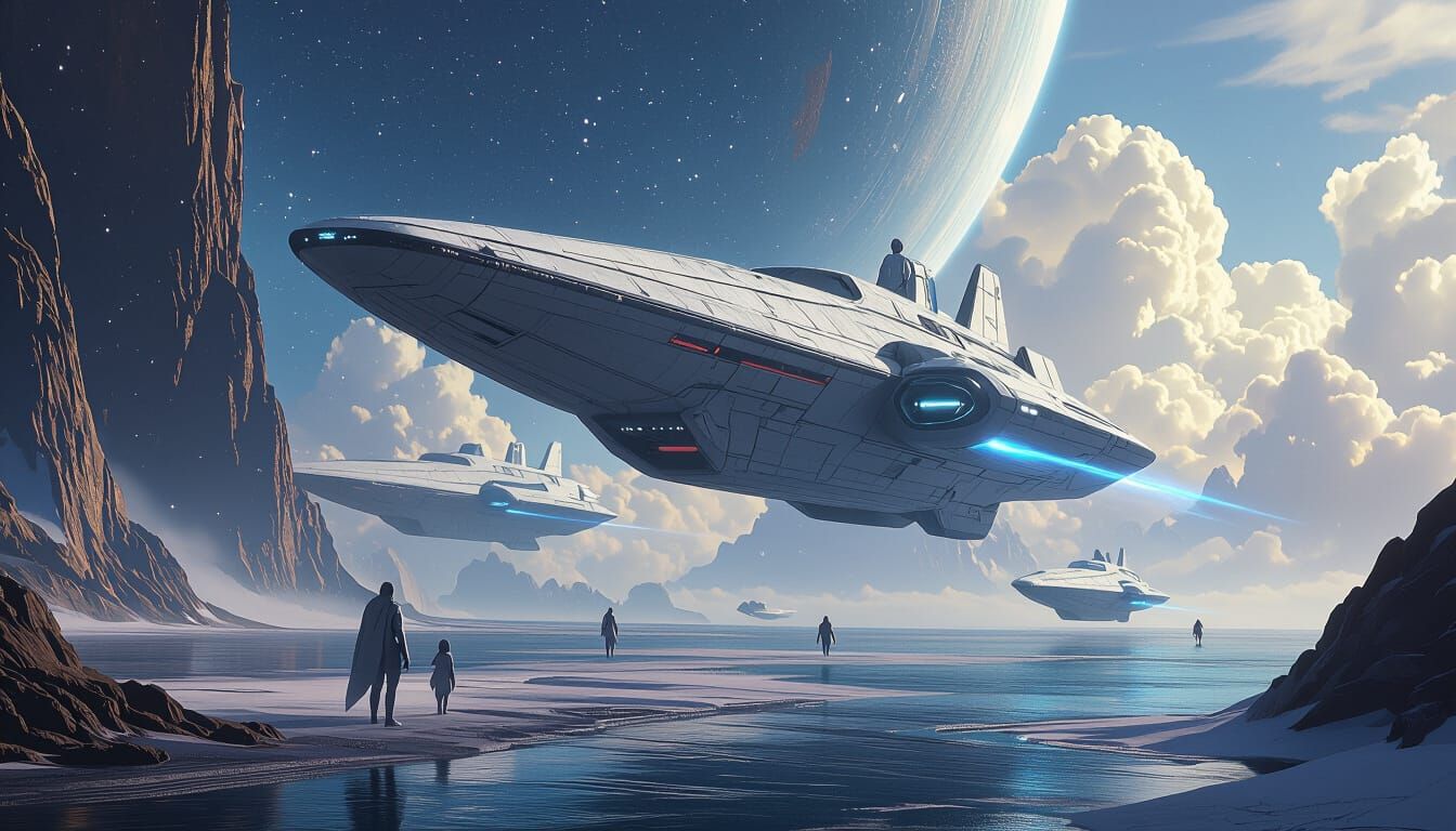 Stardust Chasers: Fantastical Matte Painting