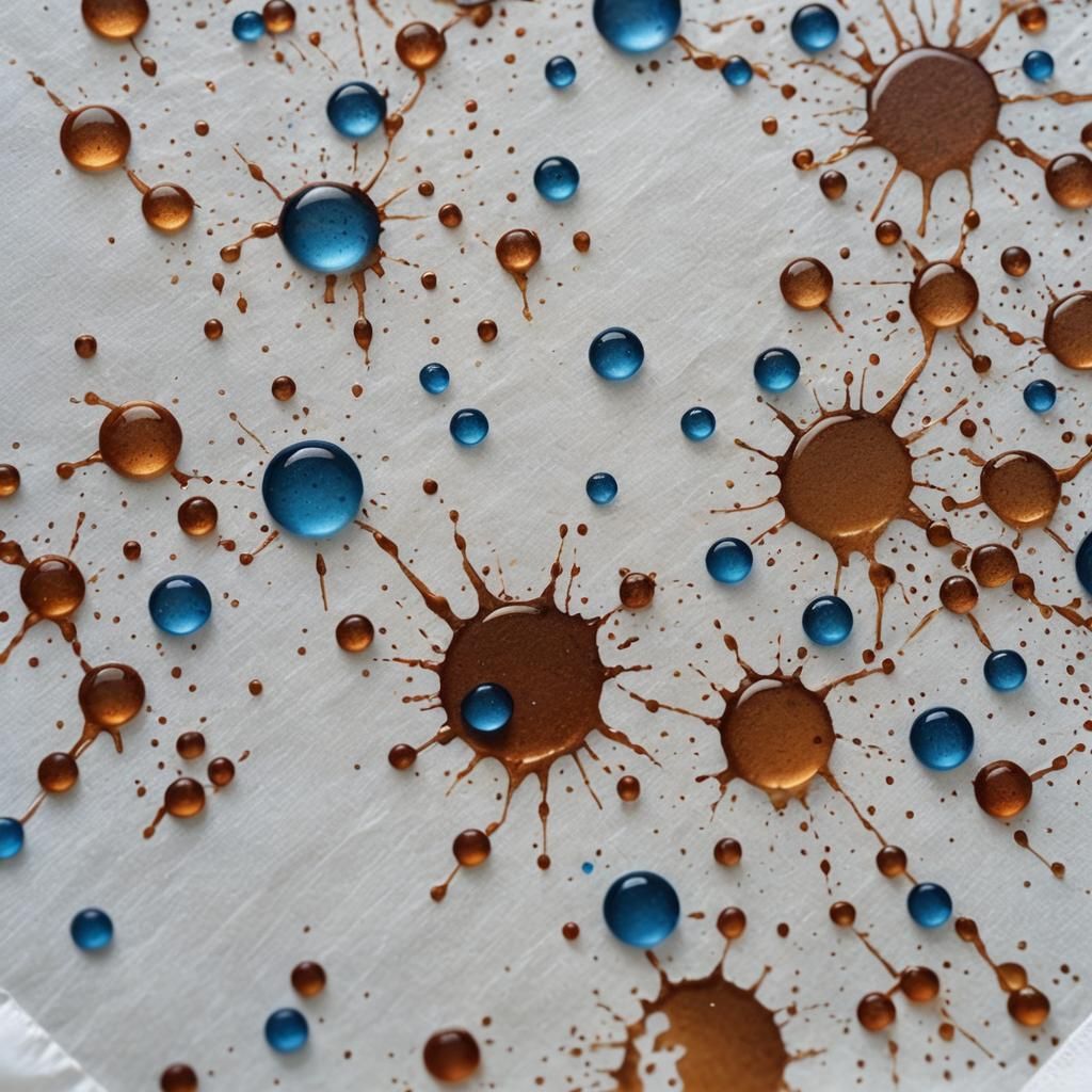 Brown Dots on Novel in Fantasy Art Style