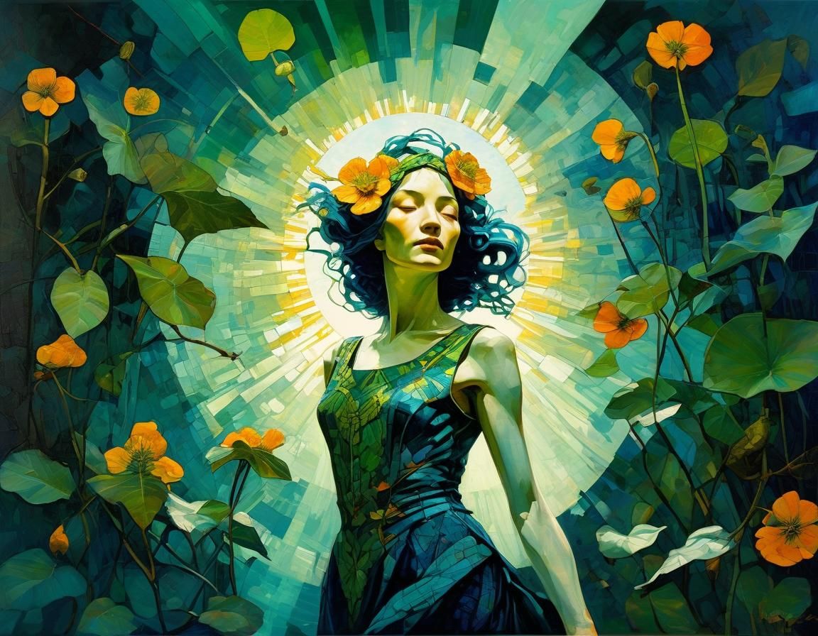 Charming Portrait in Soft Wyeth-Inspired Light