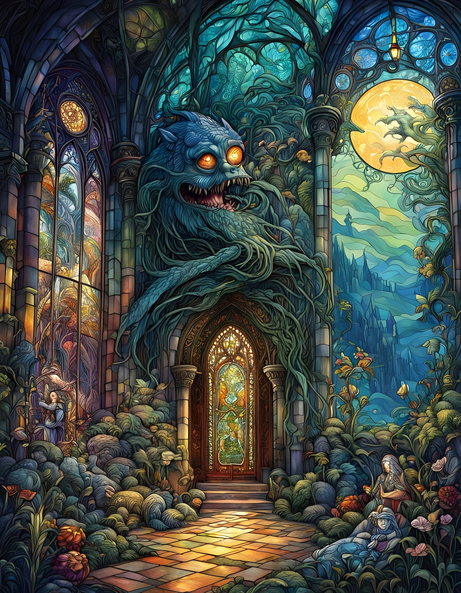Monster mosaic