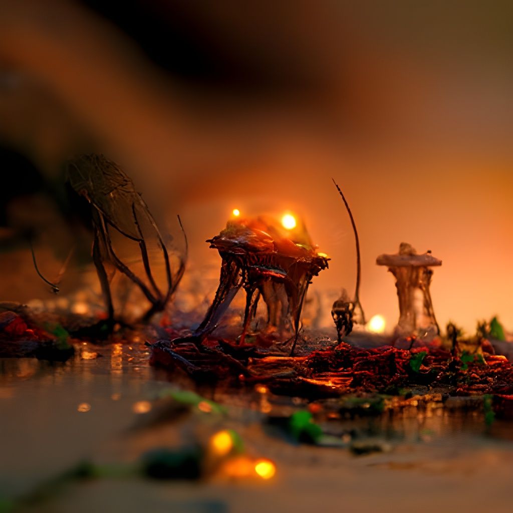 Extraterrestrial Civilization Ruins in Hyperrealistic Digita...