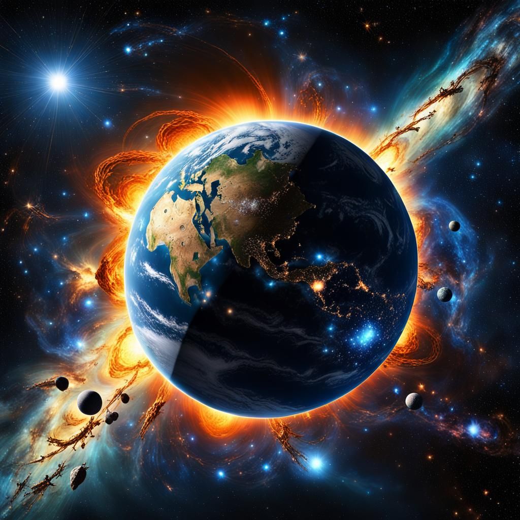 Distant Planet in Pleiades Constellation